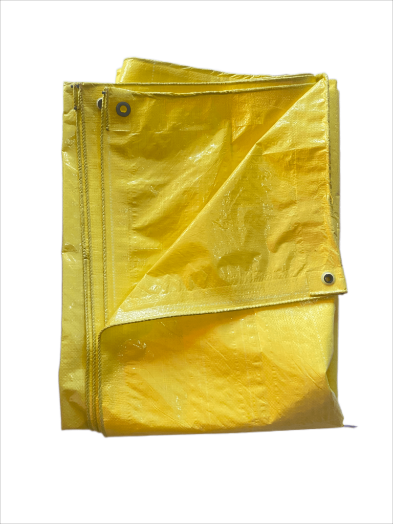 yellow tarpaulin for poultry farm